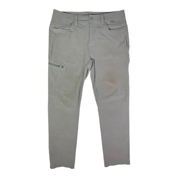 Simms Size 36 Grey Fishing Pants *Flaws - Picture 1 of 12